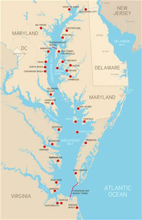 Training and certification options for MAP Map Of The Chesapeake Bay